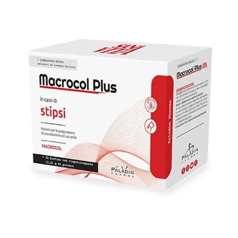 Macrocol Plus Sanavita - Trattamento per la Stitichezza, 20 Bustine