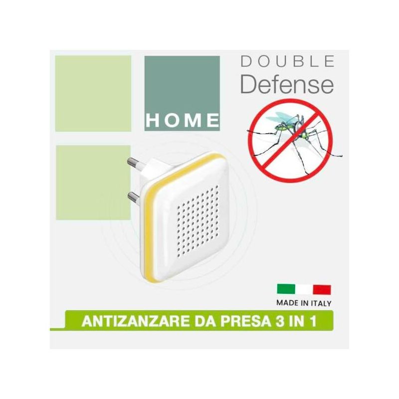 Colpharma Double Defense - Dispositivo Elettrico Anti-Zanzare