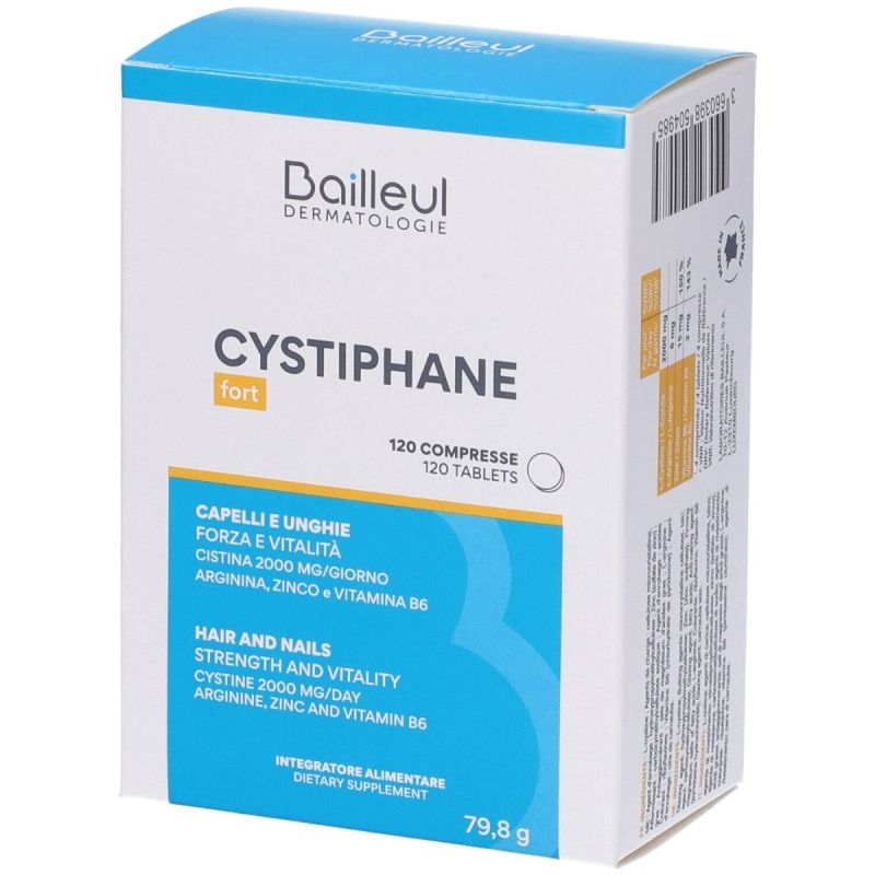Cystiphane Compresse per Capelli e Unghie - Confezione da 120 Pezzi