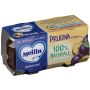 Mellin Omogeneizzato Frutta - Prugna e Mela, Doppio Pacco da 100g
