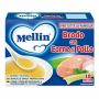 Mellin Brodo di Carne e Pollo - Pacchetto da 10 Bustine