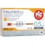 Siringa Insumed Pic da 0,5 ml con Ago G30 - Confezione da 30 Pezzi