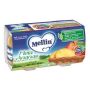 Mellin Omogeneizzato di Mela e Ananas, Confezione da 2x100g