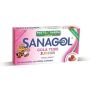 Sanagol Junior Caramelle per la Gola al Gusto di Fragola - Confezione da 24
