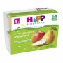 Hipp Bio Frutta Pura di Mela e Pera Biologica - Omogeneizzata per Bambini dai 4 Mesi, Confezione da 4x100g