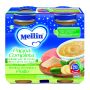 Mellin Pappa Completa 6m+ con Semolino, Verdure e Pollo - 2x200g