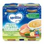 Mellin Pappa Completa 6m+ con Semolino, Verdure e Pollo - 2x200g
