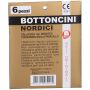 Set di 6 Bottoni Stile Nordico in Pratica Bustina
