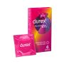 Durex Pleasuremax Easy-On Condoms - Pacco da 6 Pezzi