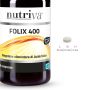 Nutriva Folix 400 - Integratore Alimentare con 100 Compresse