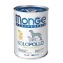 Monge Monoprotein Solo Pollo - Cibo Umido per Cani Adulti - 400g