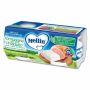 Omogeneizzato Mellin Baby al Formaggio e Prosciutto per Bambini dai 4 Mesi - Confezione da 2 x 80g