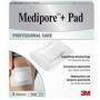 Medipore + Pad Medicato 5x7.2cm - Confezione da 5 Pezzi