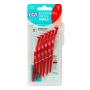 Tepe Angle Scovolino Rosso ISO 2 - Set da 6 Pezzi