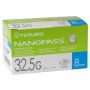 Nanopass Ago Insulinica per Penna, 32.5G, 8mm, Pacco da 100 Pezzi