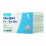 Set di 100 aghi Glucoject per penna insulina, 8mm, Gauge 31