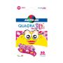 Master-Aid Quadra 3D Cerotti Assortiti per Ragazze, 20 Pezzi