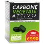 Carbone Vegetale Attivo 100 Compresse di Alta Qualità - PG
