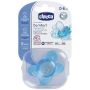 Chicco Physio Comfort Succhietto in Silicone 0-6 Mesi Azzurro