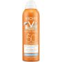 Vichy Capital Soleil 50 SPF, Spray Anti-Sabbia per Bambini, 200ml