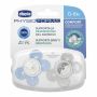 Chicco Physio Comfort Soother Silicone per Bambini 0-6 Mesi, Confezione da 2