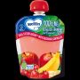 Mellin Purea di Frutta e Verdura per Bambini, Gusto Mela Fragola Banana Carota, 90g