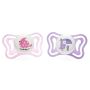 Chicco Light Girl Succhietto in Silicone per 2-6 Mesi, Confezione da 2 Pezzi