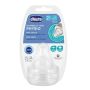 Chicco Perfect5 Ciuccio in Silicone con 2 Fori, Pacco da 2 pezzi
