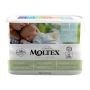 Moltex Pure&Nature - Pannolini per Neonati, Taglia 1, 2-4kg, Pacco da 22 Pezzi