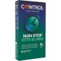 Control Non-Stop Dots & Lines Condoms, Pacchetto da 6 Pezzi