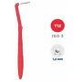 Curasept Proxi Angle - Scovolino Interdentale T12, 1.2mm, Rosso, Pacco da 5 Pezzi