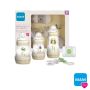 Set Regalo Neutrali MAM per Neonati con Biberon e Succhietto