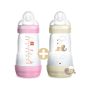 Mam Easy Start Biberon Neutro 260ml, Confezione da 2 Pezzi