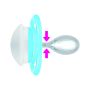 Succhietto Notturno in Silicone Mam Perfect per Femmine, 16 Mesi+