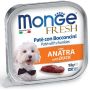 Monge Fresh Pate Umido per Cani Adulti con Bocconcini di Anatra 100g
