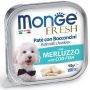 Monge Fresh Pat: Bocconcini di Merluzzo per Cani Adulti, 100g