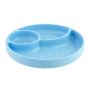 Chicco Piatto in Silicone con Ventosa, Blu