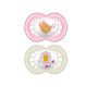 MAM Original - Set di 2 Succhietti in Silicone per Femmine, 16+ Mesi