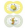 Mam Original: Set di 2 Succhietti in Silicone Neutro per Bambini dai 16 Mesi+