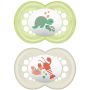 Succhietto Neutro MAM Original in Silicone, Doppio Pack