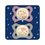 Succhietto Notturno Mam Original in Silicone per Femmina 2-6 Mesi, Confezione da 2 Pezzi