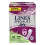 Specialista Lines - Assorbenti Femminili Normali per Donna - Pacco da 10 Pezzi