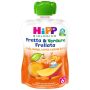 Hipp Bio Purea di Frutta e Verdura Biologica, Mela, Mango, Carota, Patata Dolce, 90g