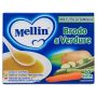 Mellin Verdure Broth, Confezione da 10 Bustine da 8g