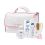 Set Regalo Chicco Baby Moments: Bagno Delicato 2-in-1 Corpo/Capelli, Crema Corpo - Entrambi 200ml e Acqua di Colonia 100ml, Ideale per Pelli Delicate, con Pratica Maniglia Color Rosa