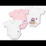 Set di 3 Body in Cotone Biologico per Bambina - J Bimbi