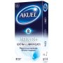 Akuel Natural Extra Lubrificated Condoms - 8 Pack