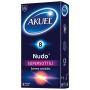 Akuel Nudo Preservativi Super Sottili, Confezione da 8 Pezzi