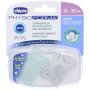 Chicco Light Succhietto in Silicone, Set da 2 Pezzi