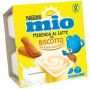 Nestl√® Mio Merenda Latte e Biscotto - Confezione da 4x100g